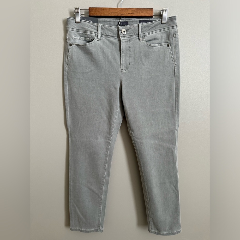 NWT J. Jill Authentic Fit Slim Ankle Jeans 8P